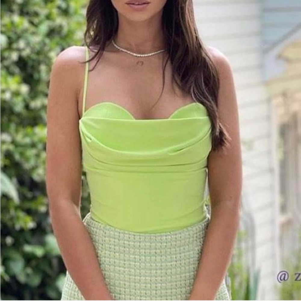 Lime Green Women's Top